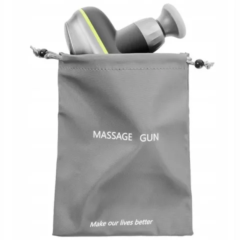 Pistolet do masażu Masażer do PLECÓW CIAŁA Massage Gun 4 KOŃCÓWKI +GRZANIE