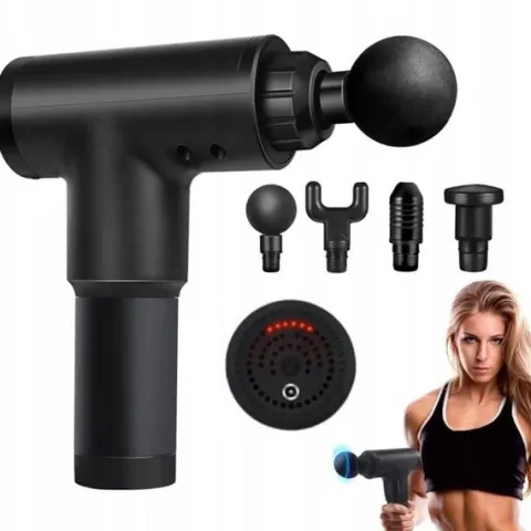 PISTOLET DO MASAŻU MOCNY MASAŻER DO CIAŁA PLECÓW MASSAGE GUN PRO AKUMULATOR