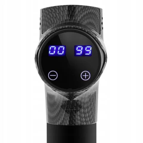 PISTOLET DO MASAŻU PLECÓW CIAŁA MASSAGE GUN PRO+ GŁOWICA PODGRZEWANA DO 61C