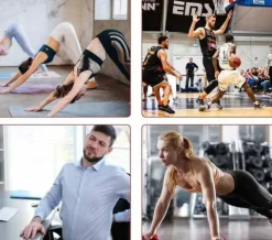 PISTOLET DO MASAŻU PLECÓW CIAŁA MASSAGE GUN PRO+ GŁOWICA PODGRZEWANA DO 61C