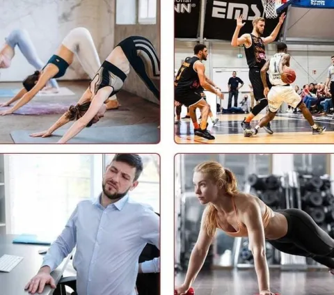 PISTOLET DO MASAŻU PLECÓW CIAŁA MASSAGE GUN PRO+ GŁOWICA PODGRZEWANA DO 61C