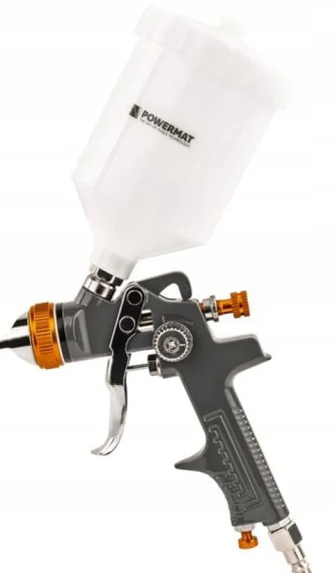 PISTOLET LAKIERNICZY DO MALOWANIA LAKIEROWANIA HVLP 1,4 MM ZBIORNIK 600 ML