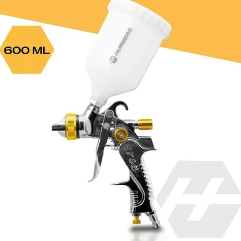 Pistolet lakierniczy do malowania MVLP + zestaw 4x dysza Humberg HM-258