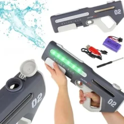 Pistolet na Wodę Water Gun Elektryczny Automatyczny Karabin Wodny z Pompką