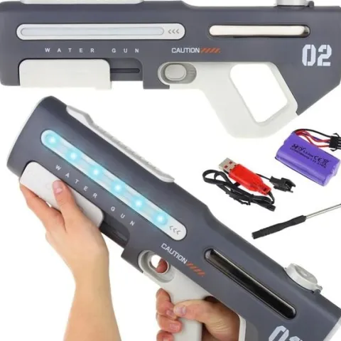 Pistolet na Wodę Water Gun Elektryczny Automatyczny Karabin Wodny z Pompką