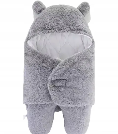 Śpiworek otulacz Petit Ours szary 0-6 miesięcy