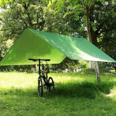 PLANDEKA NA HAMAKI, PLANDEKA NAMIOTOWA, SCHRONIENIE, MATA POD NAMIOT, 3X3M