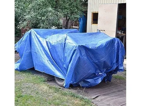 Plandeka plandeki pe niebieska wzmacniana 2x3