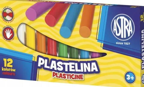 PLASTELINA 12KOL. ASTRA 83813906 A'5 0095