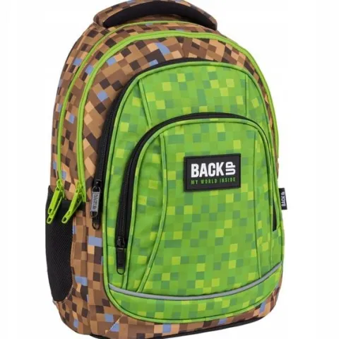 PLECAK MINECRAFT SZKOLNY ZESTAW 5w1 BACKUP DERFORM
