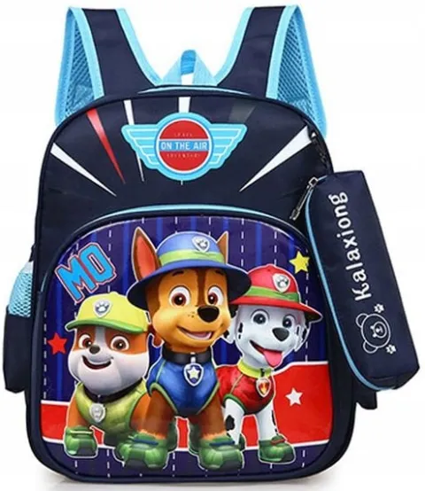 Plecak szkolny dla chłopca dziewczynki dzieci PSI PATROL + PIÓRNIK solidny
