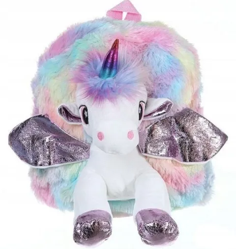 Pluszowy plecak jednorożec przedszkole unicorn