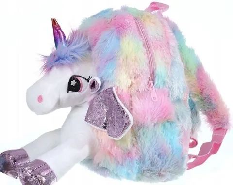 Pluszowy plecak jednorożec przedszkole unicorn