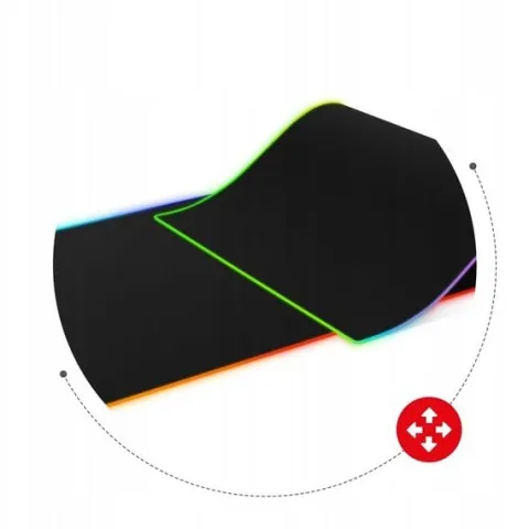 Podkładka pod MYSZ KLAWIATURĘ Huzaro Mousepad 1.0 XL RGB