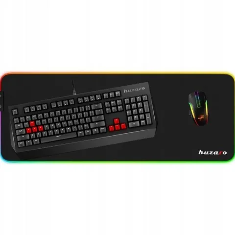 Podkładka pod MYSZ KLAWIATURĘ Huzaro Mousepad 1.0 XL RGB