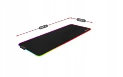 Podkładka pod MYSZ KLAWIATURĘ Huzaro Mousepad 1.0 XL RGB