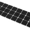 Podkładki filcowe pod meble samoprzylepne 24 el. czarne kwadratowe 28 x 28 mm