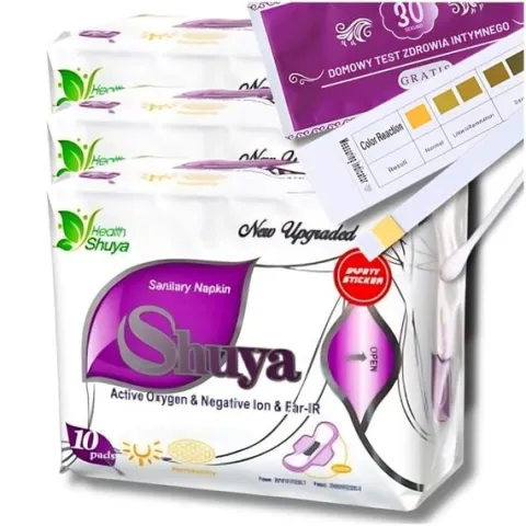 Podpaski Shuya Health dzienne bawełniane 10 sztuk ZESTAW 3 opakowań