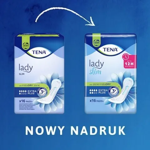 Podpaski urologiczne na nietrzymanie moczu TENA Lady Slim Extra+ wkładki