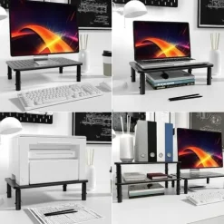 PODSTAWKA POD MONITOR DRUKARKE LAPTOPA Z SZUFLADĄ