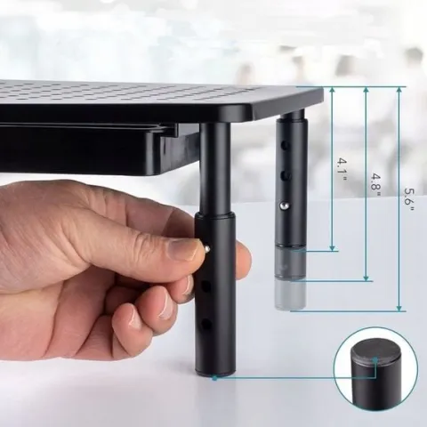 PODSTAWKA POD MONITOR DRUKARKE LAPTOPA Z SZUFLADĄ