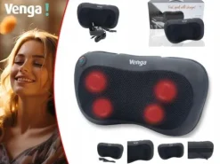 Poduszka masująca Masażer SHIATSU WĘZŁY MASUJĄCE PODCZERWIEŃ 2 TRYBY VENGA