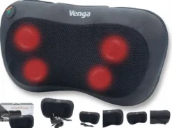 Poduszka masująca Masażer SHIATSU WĘZŁY MASUJĄCE PODCZERWIEŃ 2 TRYBY VENGA