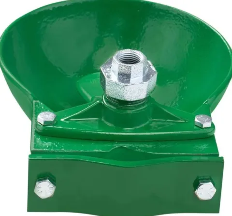 Poidło miskowe żeliwne, dla bydła i koni, typ PM-6, 2L, oliwkowe, Kerbl
