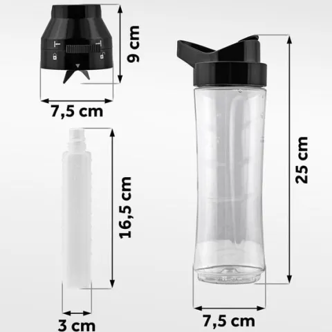 Pojemnik butelka do blendera 600 ml + wkład chłodzący BD-755 Berdsen