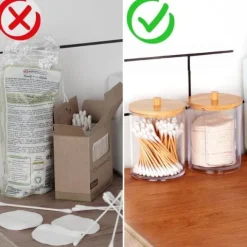 Pojemnik na patyczki i płatki kosmetyczne