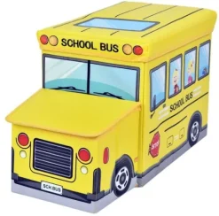 Pojemnik na zabawki Autobus żółty
