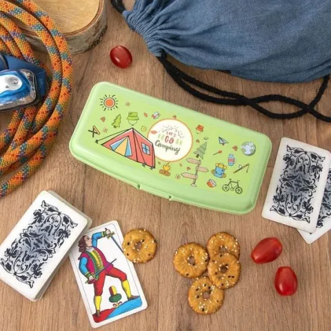 Pojemnik Śniadaniowy Lunchbox Śniadaniówka Pudełko Szkolne na Śniadanie