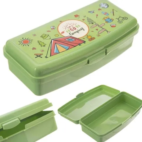 Pojemnik Śniadaniowy Lunchbox Śniadaniówka Pudełko Szkolne na Śniadanie