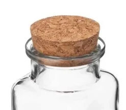 Pojemnik szklany przyprawy słoiczek kwadratowy przyprawnik RAVO 180 ml