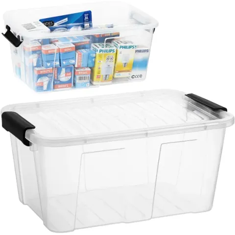 Pojemnik z pokrywą do przechowywania home box 8l uniwersalny organizer