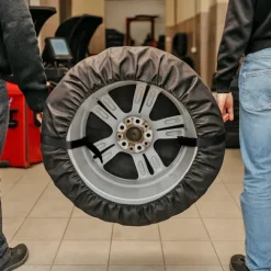 POKROWCE NA KOŁA OPONY 13-16 CALI ZESTAW 4SZT ETUI NA FELGI DWA UCHWYTY