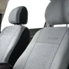 Pokrowce z alcantary na fotele samochodowe PRESTIGE Szare do AUDI A5