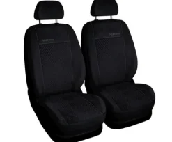 Pokrowce z alcantary na przednie fotele PRESTIGE 1+1 Czarne AUDI Q5