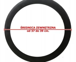 Pokrowiec perforowany skórzana nakładka na kierownice skóra perforowana X