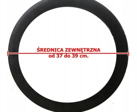 Pokrowiec perforowany skórzana nakładka na kierownice skóra perforowana X