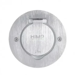 Pokrywa gniazda podłogowego, pojedyncza, okrągła, INOX Legrand 089701