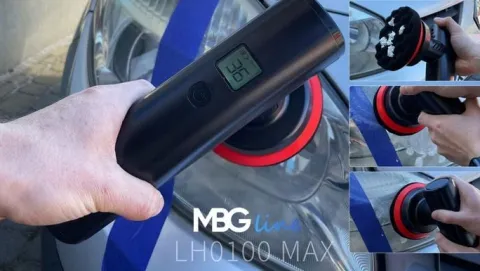 POLERKA SAMOCHODOWA ZESTAW DO POLEROWANIA POLERKA AKUMULATOROWA 4000mAh MAX