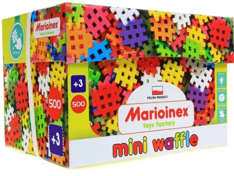 POLSKIE Klocki Mini Waffle Wafle Marioinex 500 el.