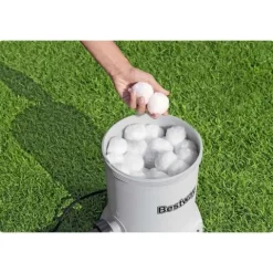 Pompa filtrująca do basenu 5678 l/h + kulki filtrujące Bestway 58870