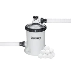 Pompa filtrująca do basenu 5678 l/h + kulki filtrujące Bestway 58870