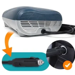 Pompka elektryczna do materaca pontonu SUPa + 6 przejściówek 12V Neo-Sport NS-713