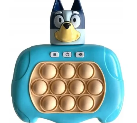 POP IT GRA ZRĘCZNOŚCIOWA ANTYSTRESOWA ELEKTRONICZNA BLUEY