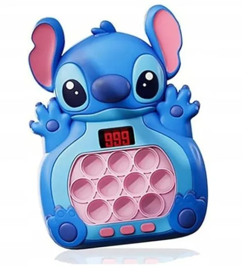 POP IT ZRĘCZNOŚCIOWA GRA ELEKTRYCZNA KONSOLA LILO STICH POPIT+ BRELOK 3D