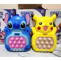POP IT ZRĘCZNOŚCIOWA GRA ELEKTRYCZNA KONSOLA LILO STICH POPIT+ BRELOK 3D