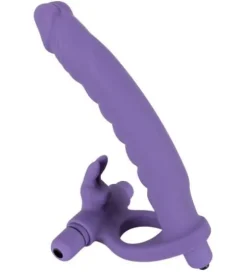 Porator analny z wibracjami - 100% silicon